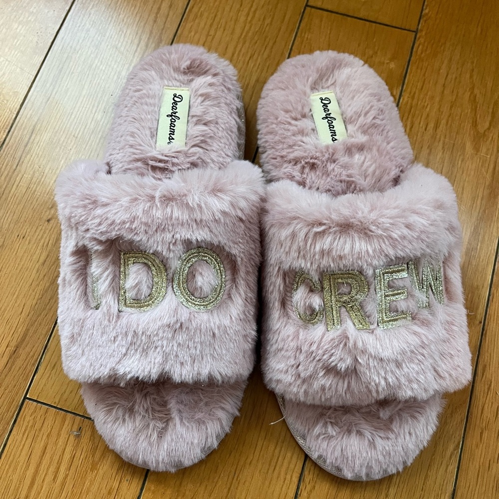 I Do Crew Slippers